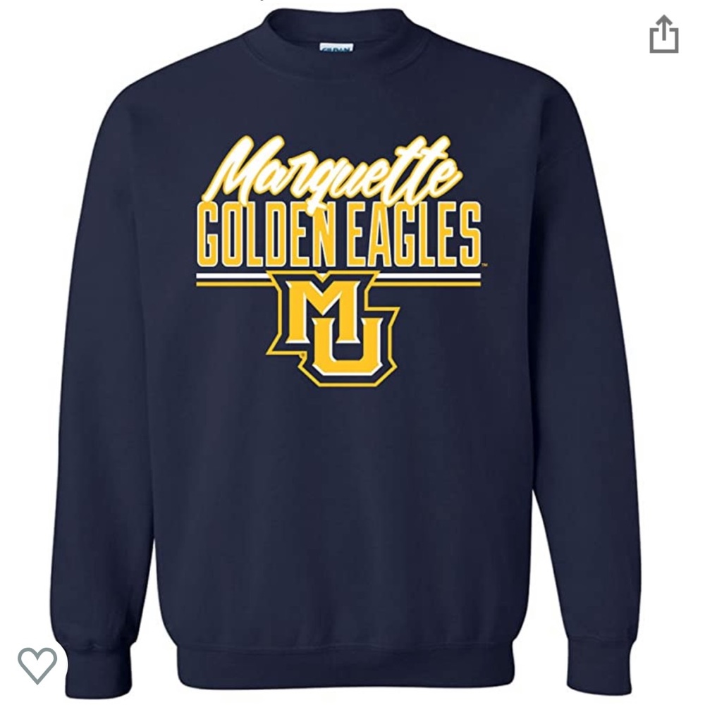 Fleece Marquette University Crewneck Sweatshirt